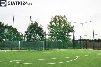 Siatki Wieluń - Tu zabezpieczysz ogrodzenie boiska w siatki; siatki polipropylenowe na ogrodzenia boisk. dla terenów Wielunia