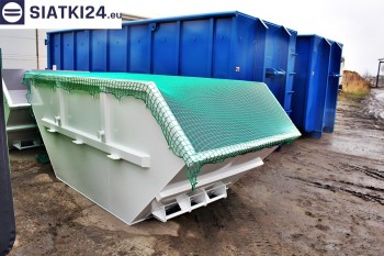 Siatki Wieluń - Siatka przykrywająca na kontener - zabezpieczenie przewożonych ładunków dla terenów Wielunia